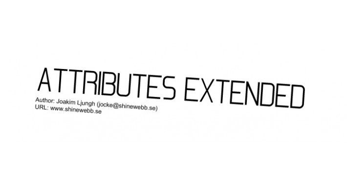 Attributes Extended v1.20