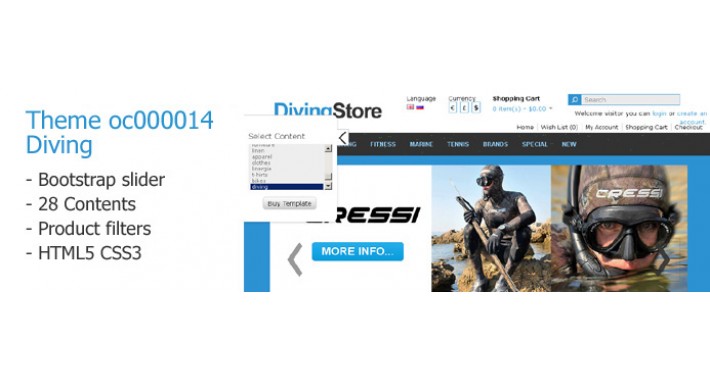 OpenCart 1.5 Theme oc000014