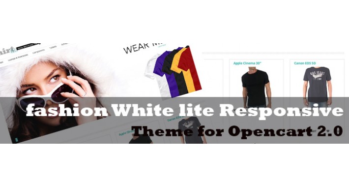 fashion White lite Responsive Opencart 2.0 Theme