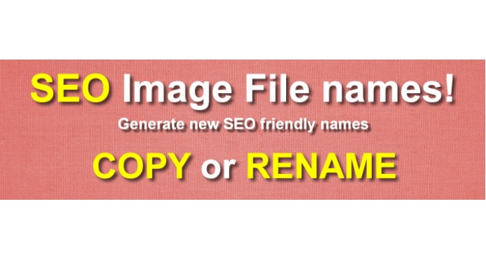 SEO Image File Names RENAME/COPY 50% OFF!