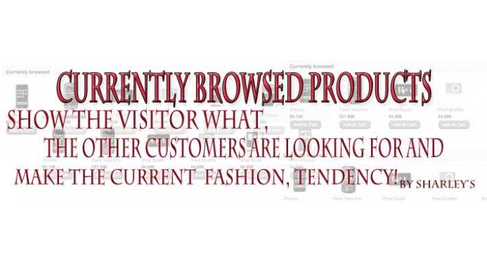 Currently browsed products