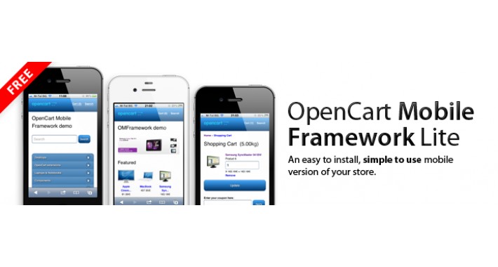 OpenCart Mobile Framework Lite 
