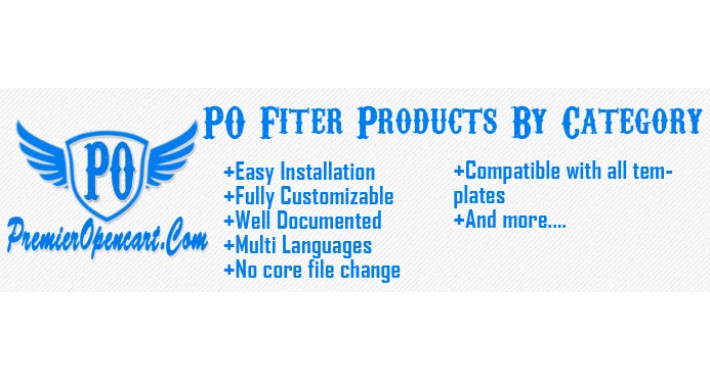 PO Filter Products By Category PO Filter Products By Category