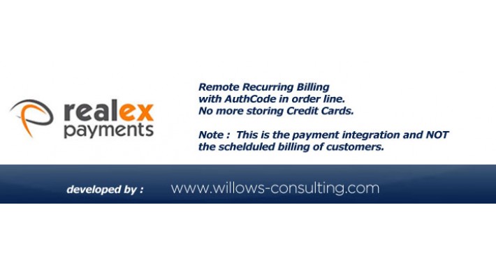 Realex Remote Recurring with Authcode and Pasref