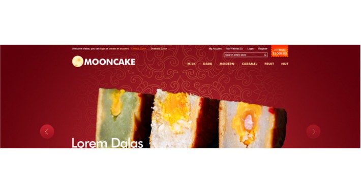 Responsive OpenCart Cake Store Theme - Bakery, Cook, Bake Shop