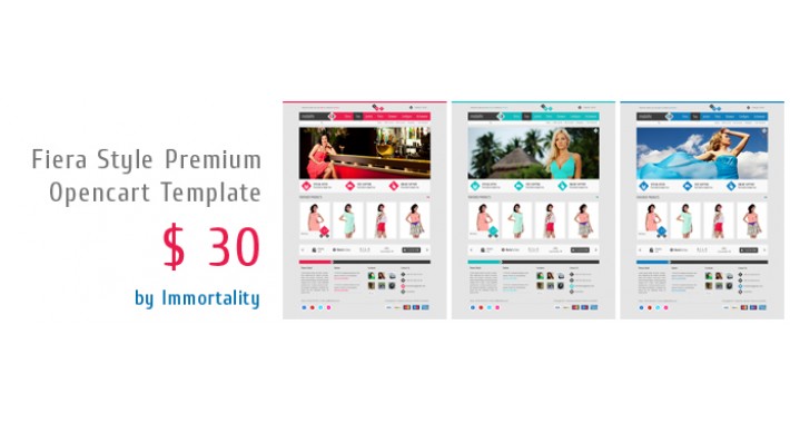 Fiera Style Fashion Opencart Template