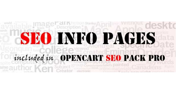 SEO Metas for Info Pages (from Opencart  SEO Pack PRO)