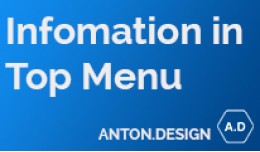 Information Pages in Top menu