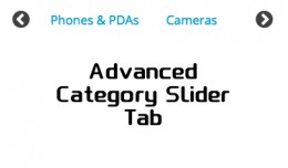 Animated Category Slider/Tab