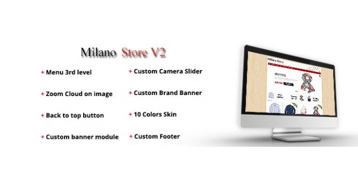 Milano V2 Premium OpenCart Theme 