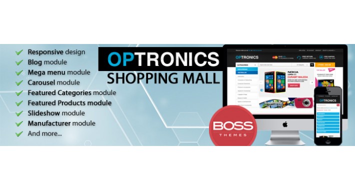 Electronics Online Shopping Responsive OpenCart 1.5 Theme