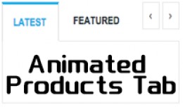 Animated Products Tab