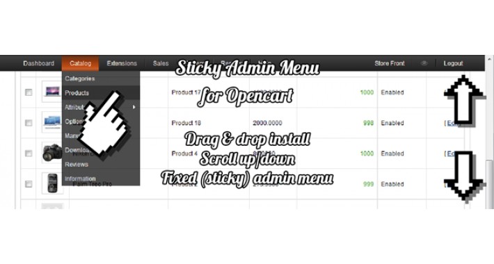 Sticky Admin Menu Free Download