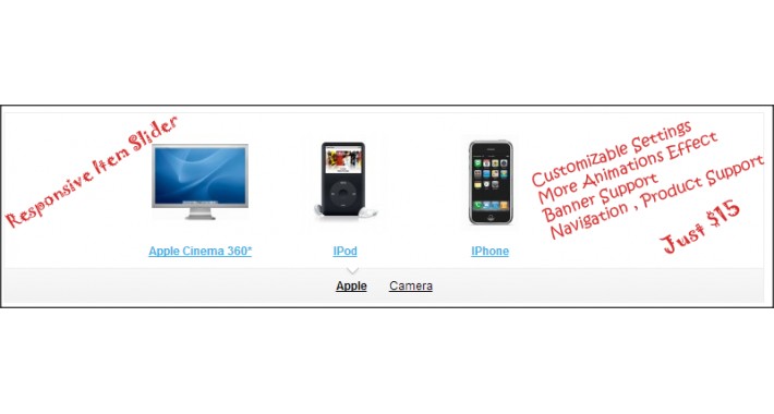 Responsive Item Slider