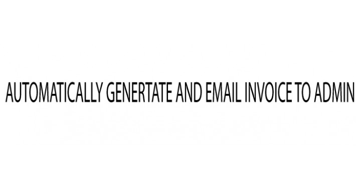 [VQMOD] Auto invoice Email & Generation