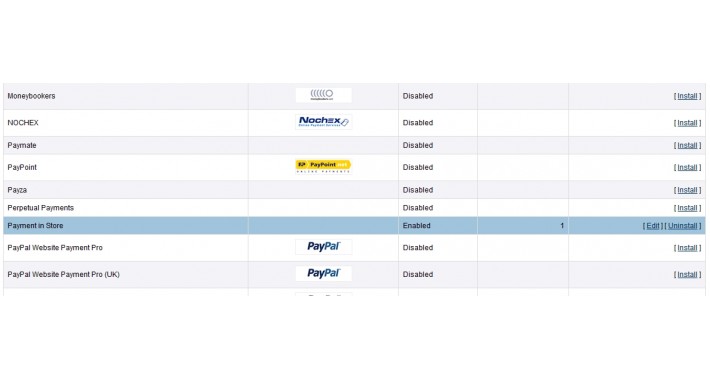 Payment in Store En/Gr