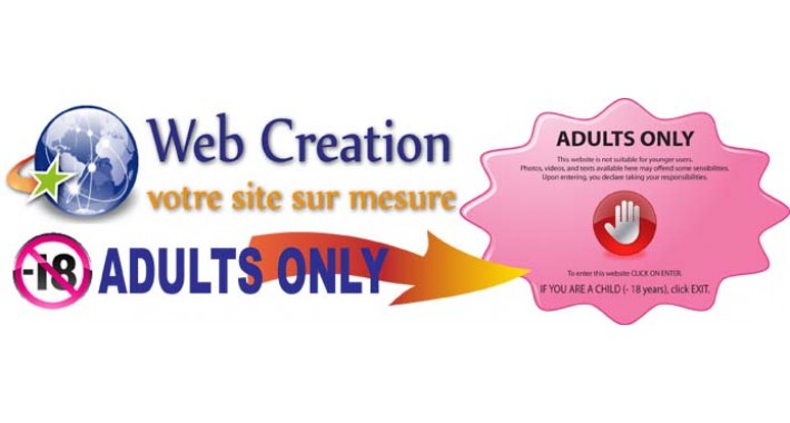Disclaimer Adults Only - VQMOD