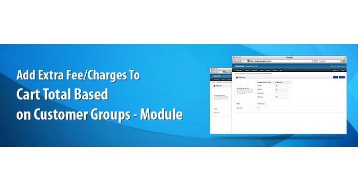 Add Extra Fee/Charges to Cart Total based on customer group