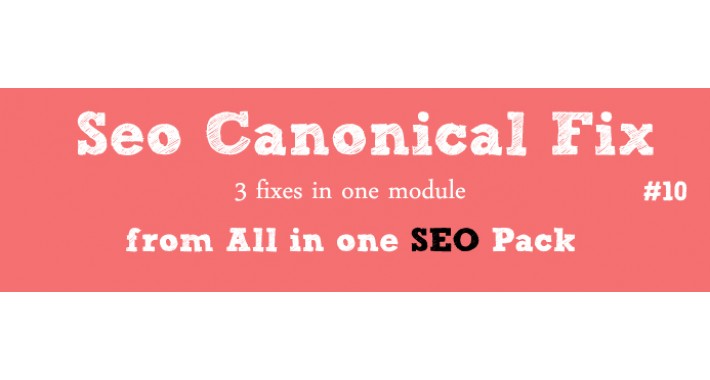 Seo 3 in 1 Canonical Fix [Vqmod]