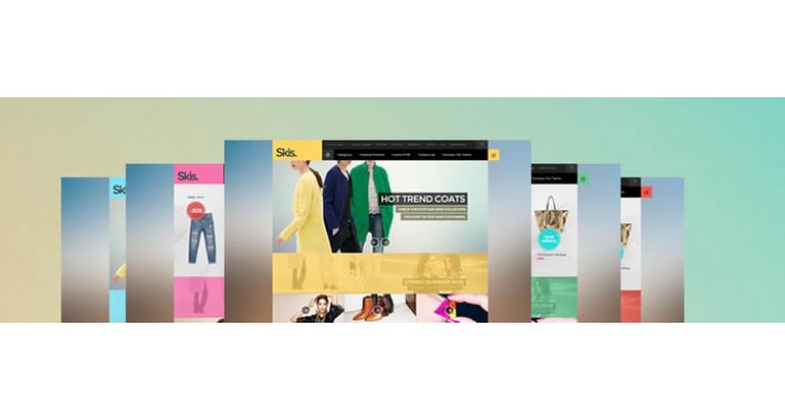 Skis - Trendy Opencart theme for online store. 