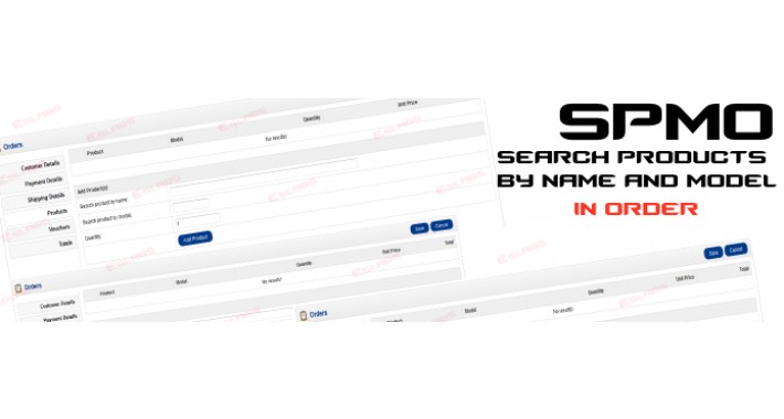 SPMO (Search product by model in Order)