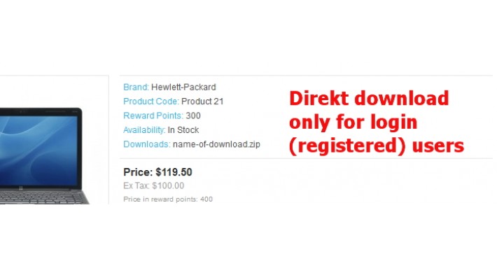 Download for login users