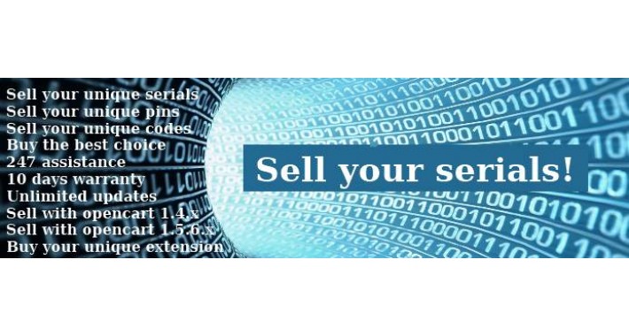 SELL YOUR SERIALS! Keys, Pins & Codes