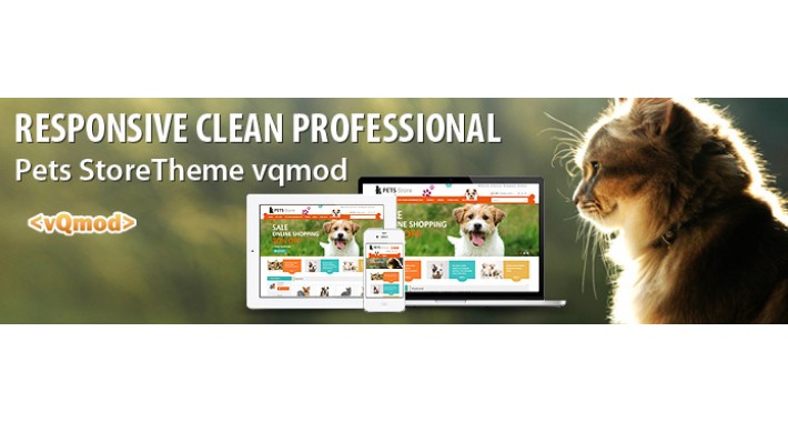 Responsive Clean & Elegant Pet Store Template