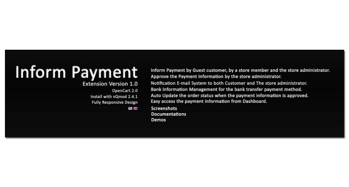 Inform Payment Extension Version 1.0