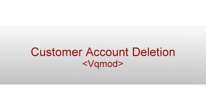 Customer Account Deletion Support