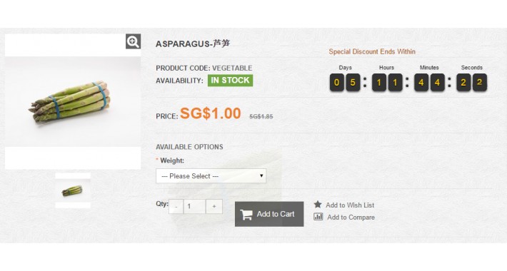 Count Down Timer For Special Discount