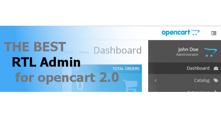 RTL Admin opencart 2.X