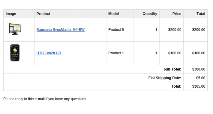 Order Product Images in Anywhere for Opencart 2
