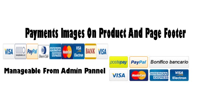 OpenCart - (Vqmod) Payment Image On Product And Page Footer Oc 2.x/3.x