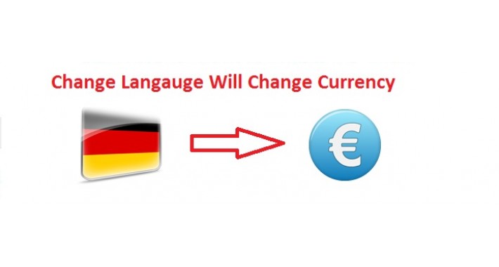 Language based currency change automatically