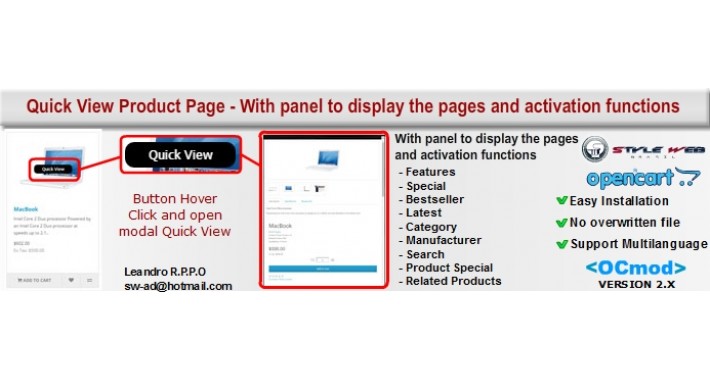 Product Quick View Premium
