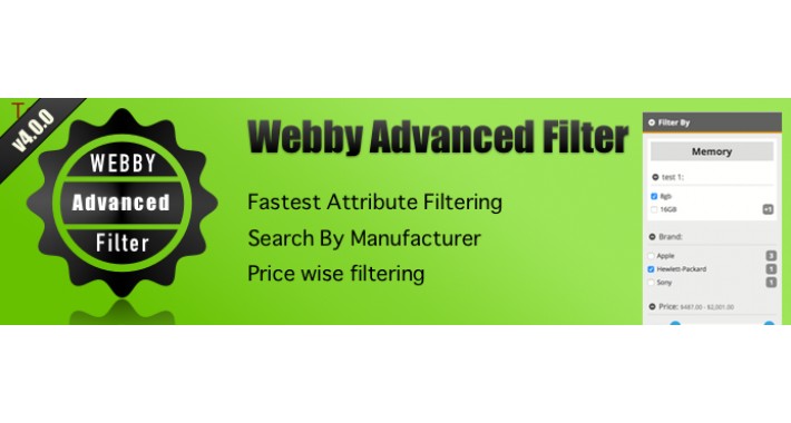 Webby Attribute Filter