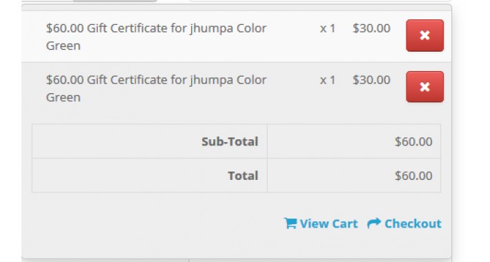 Sell voucher as product