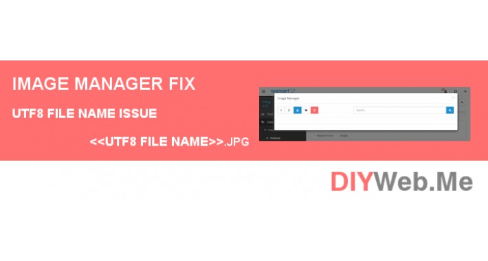 Image Manager Fix UTF-8 File Name Issue