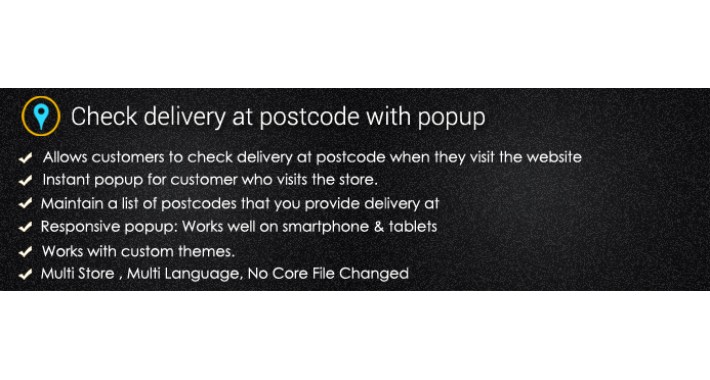Postcode Check Popup For Delivery Availability