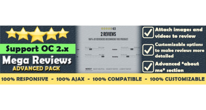 Mega Reviews (advanced pack) for OC 2.x
