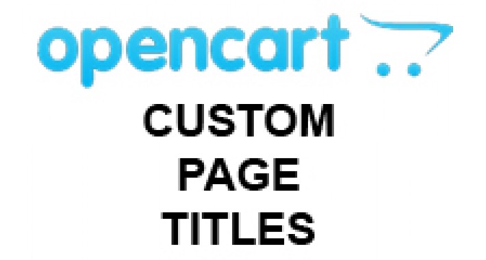 Custom Page Titles