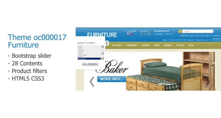 OpenCart 1.5 Theme oc000017