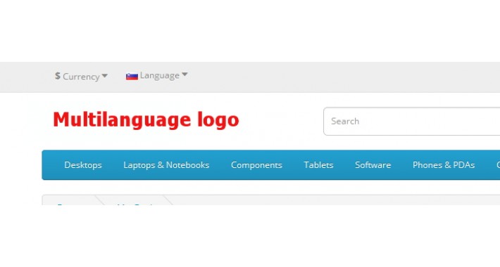 Multilanguage logo