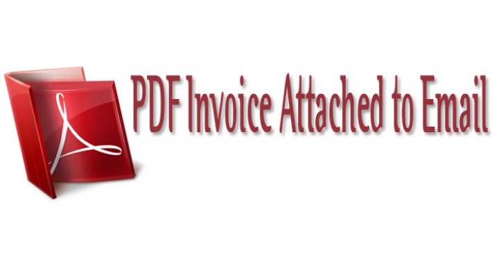 PDF Invoice Attached to Customer Order Email 