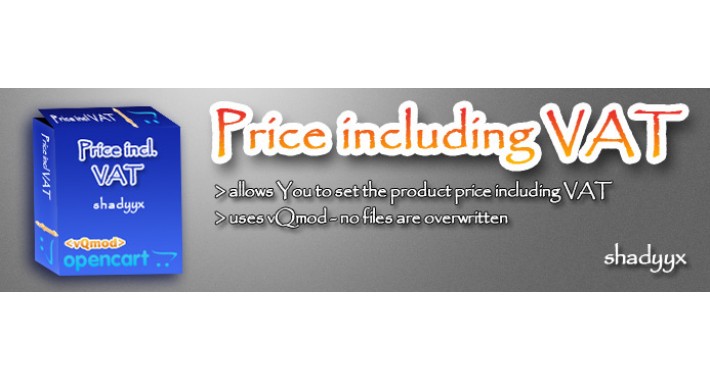 [vQmod] Price including VAT