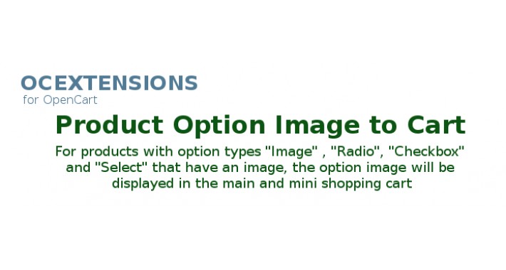 Product Option Image to Cart