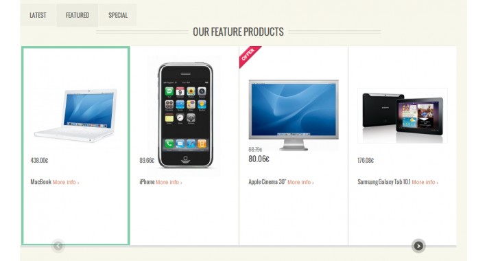 Tab Product Latest + Bestseller + Special