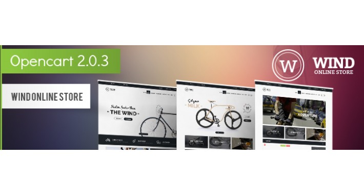 Pav Wind Online Store - Responsive Opencart theme for Bike