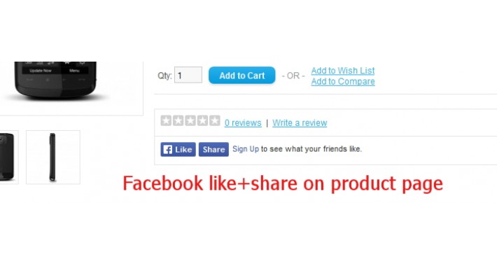 Facebook like+share